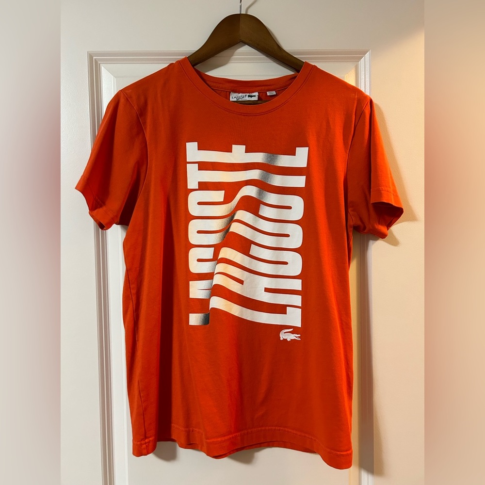 Lacoste Orange Tennis Tee